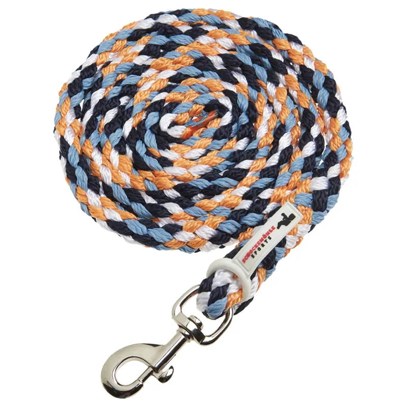 Schockemohle Catch Style Leadrope - Night/Mandarin
