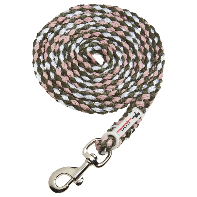 Schockemohle Catch Style Leadrope - Olive/Powder