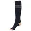 Cavallo Ladies Sylke Stripe Logo Long Riding Socks - Dark Blue