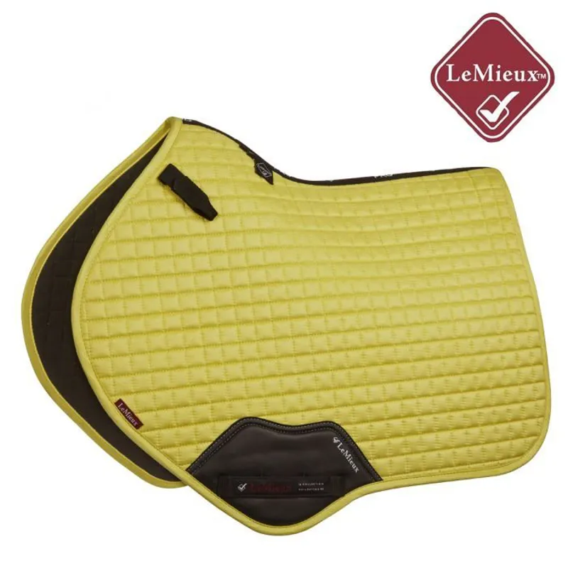 LeMieux Close Contact Suede Square - Citron-1