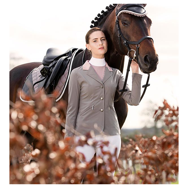 Horseware Ladies Competition Jacket - Taupe-3