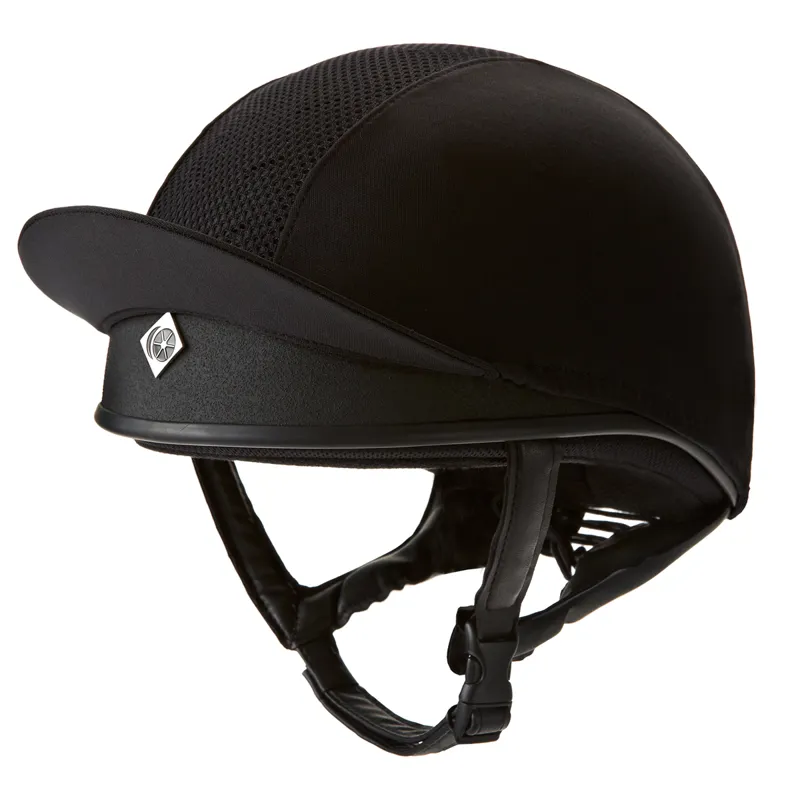 Charles Owen Pro II Plus Jockey Skull - Black