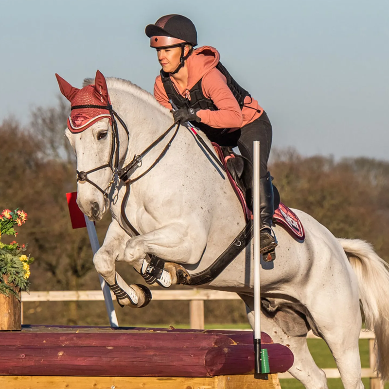 Charles Owen Pro II Plus Jockey Skull - Round Fit - Rose Gold-3