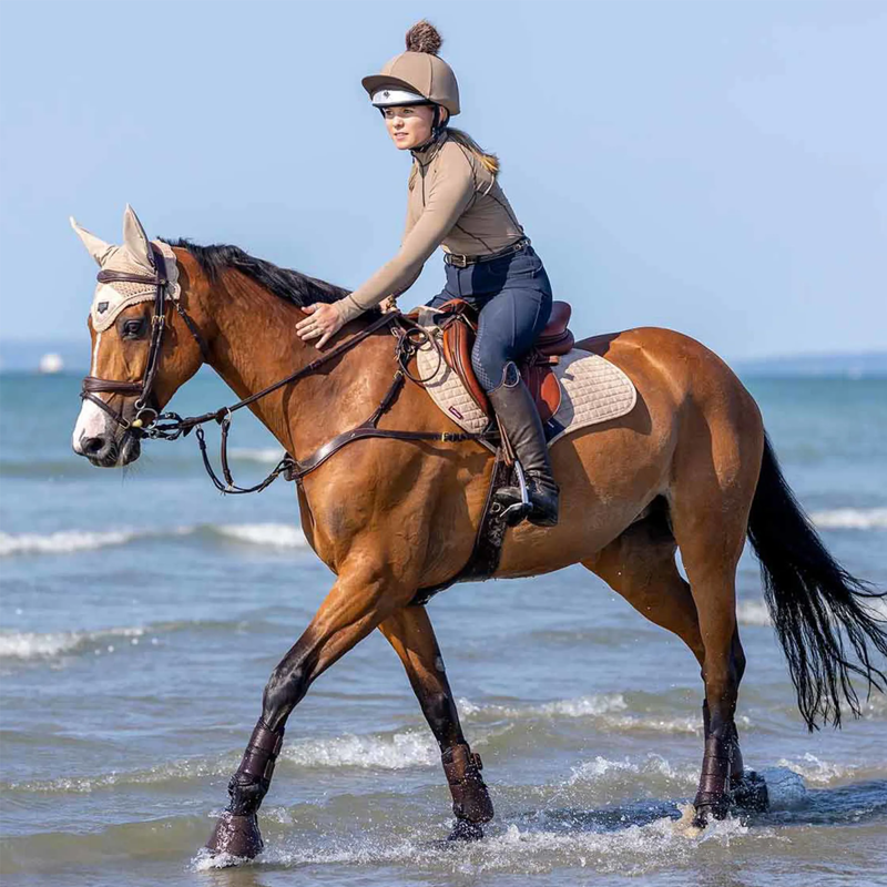 Charles Owen Pro II Plus Jockey Skull - Round Fit - Silver-1