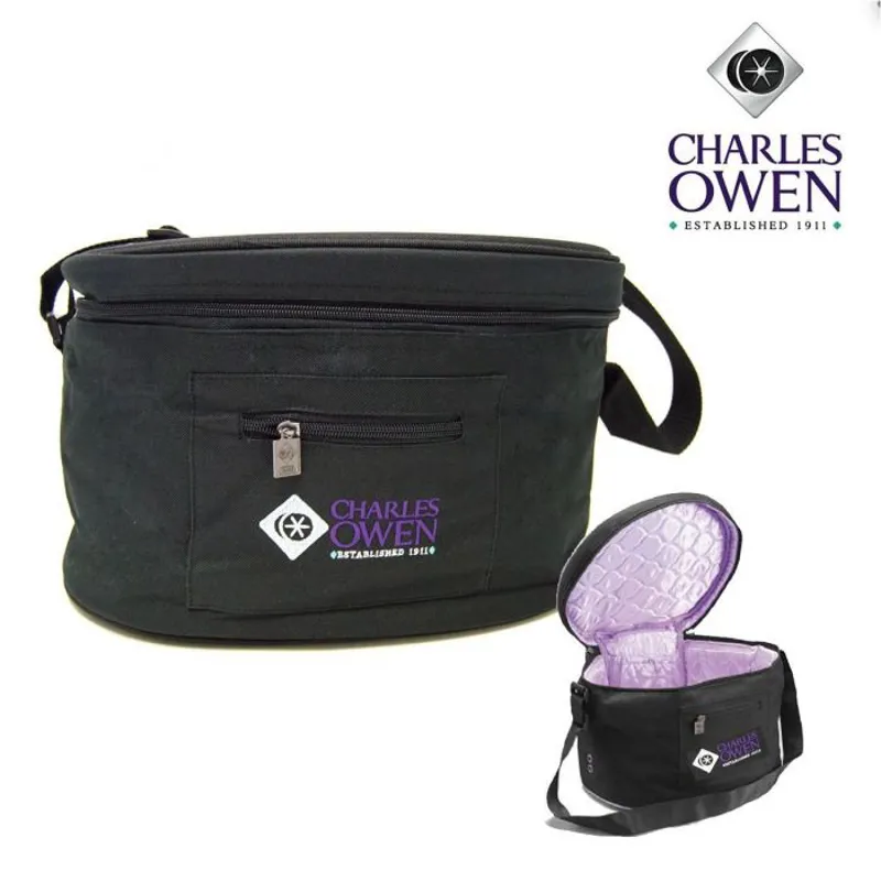 Black/Black or Black/Purple Charles Owen Helmet Bag 
