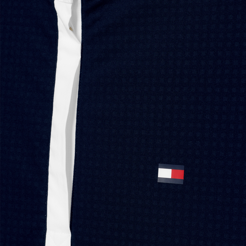 Tommy Hilfiger Women's Chelsea Cooling Short Sleeve Logo Show Shirt - Desert Sky-5