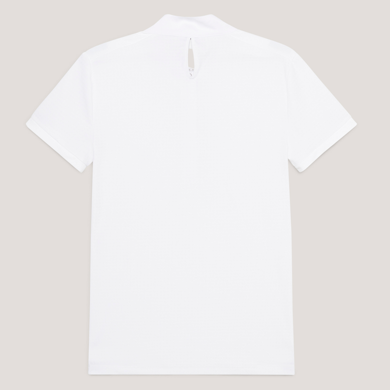 Tommy Hilfiger Women's Chelsea Cooling Short Sleeve Logo Show Shirt - Optic White-4