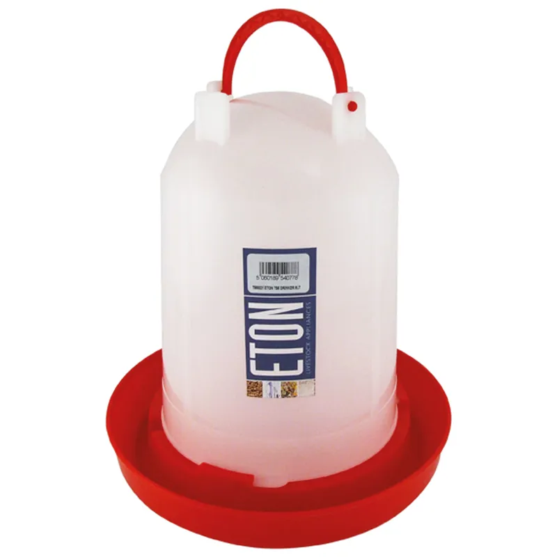 ETON TS Poultry Drinker - Red 6 lt