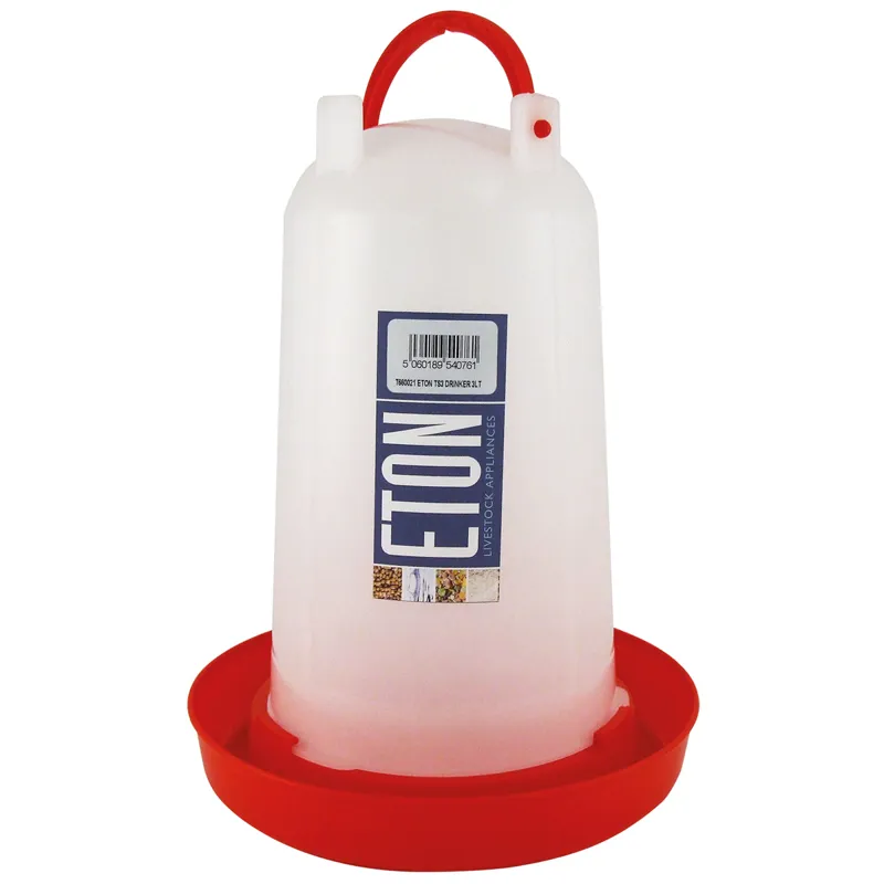 ETON TS Poultry Drinker - Red 3 lt