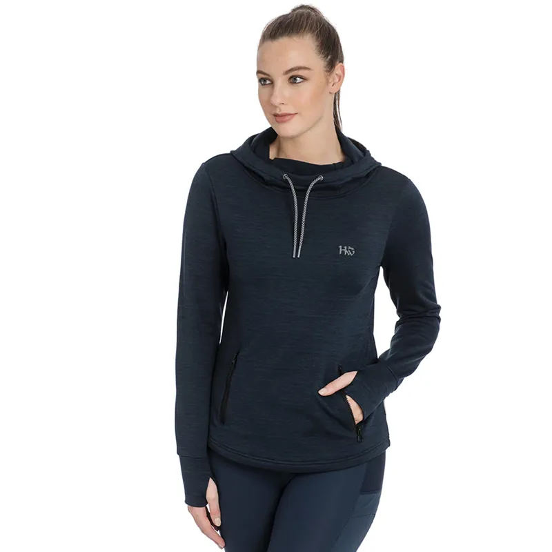 Horseware Ladies Technical Hooded Fleece - Navy Melange