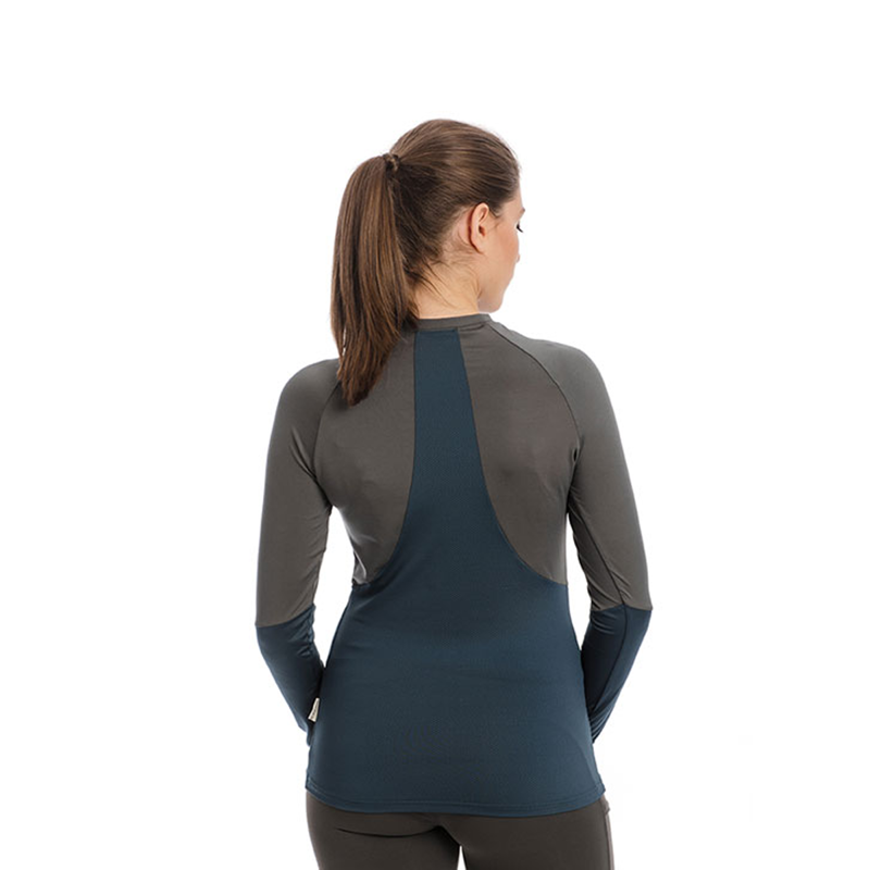 Horseware Jade Crew Neck Base Layer - Navy/Charcoal-1