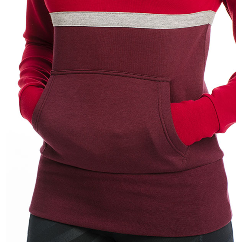 Horseware Nova High Neck Pullover - Fig/Rio Red-2