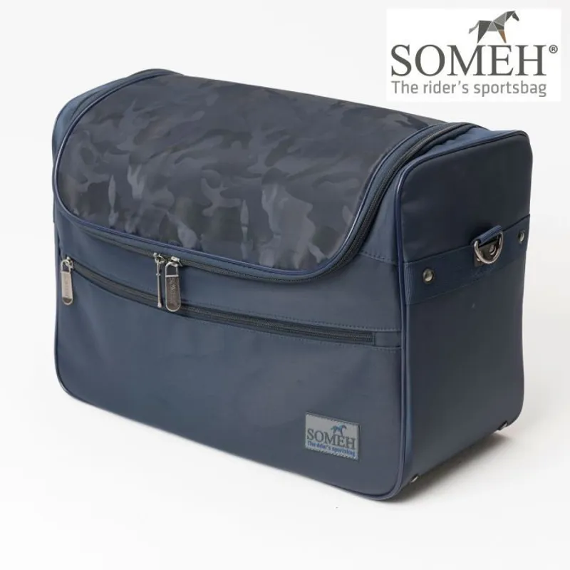 Someh Classic Grooming Bag - Equestrian Blue-1