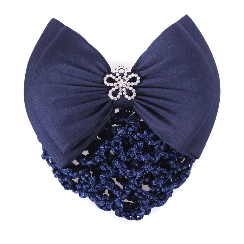 QHP Hair Bow Classy - Navy