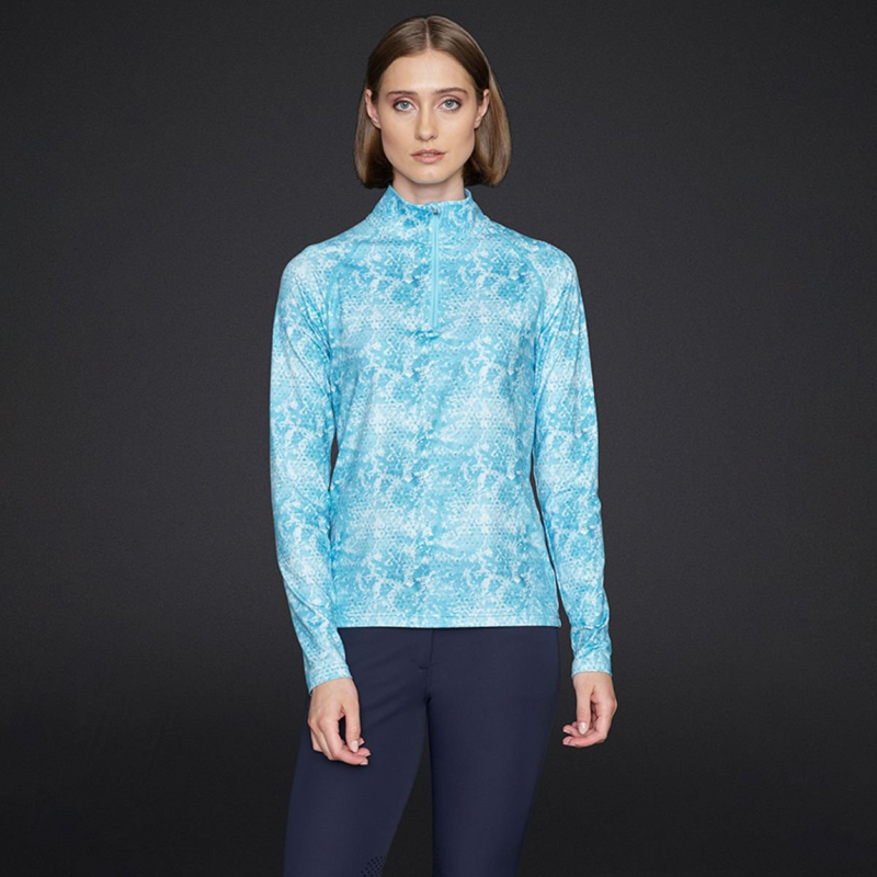 Mountain Horse Cleo Tech Top - Aqua Blue-2