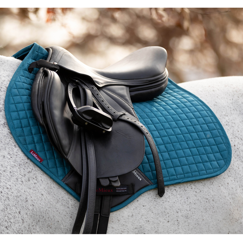 LeMieux Suede Close Contact Square - Marine-3