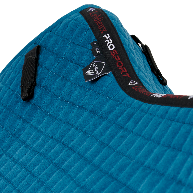 LeMieux Suede Close Contact Square - Marine-1