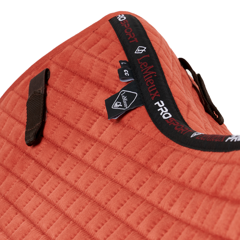 LeMieux Suede Close Contact Square - Sienna-1