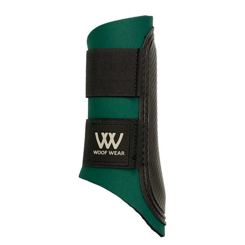 Woof Wear Club Brushing Boots - British Racing Green/Black