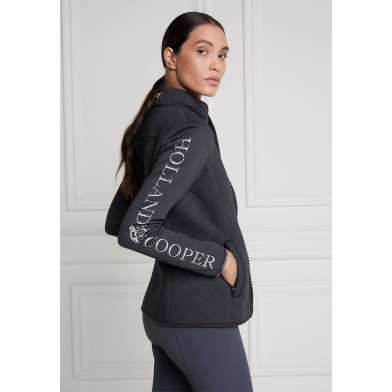 Holland Cooper Coach Jacket - Slate Grey-2