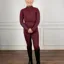 Coldstream NG Cairncross Long Sleeve Base Layer - Windsor Wine