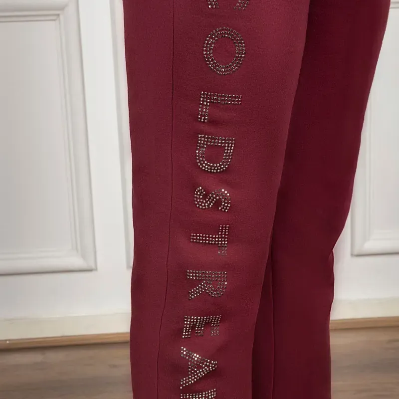 Coldstream NG Cheswick Diamante Lounge Pants - Windsor Wine