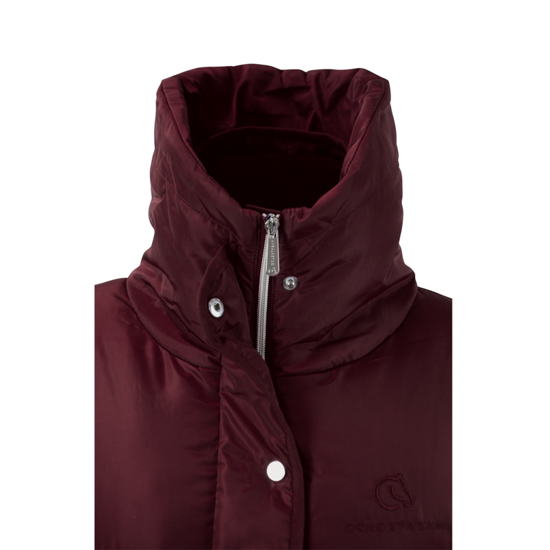 Coldstream Kimmerston Long Quilted Coat - Windsor Wine-2