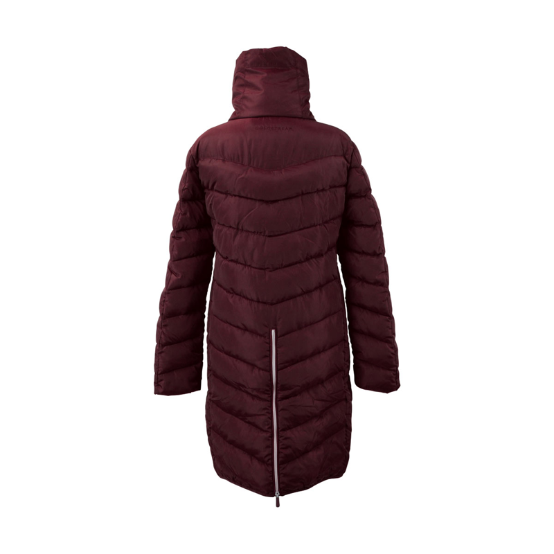 Coldstream Kimmerston Long Quilted Coat - Windsor Wine-1