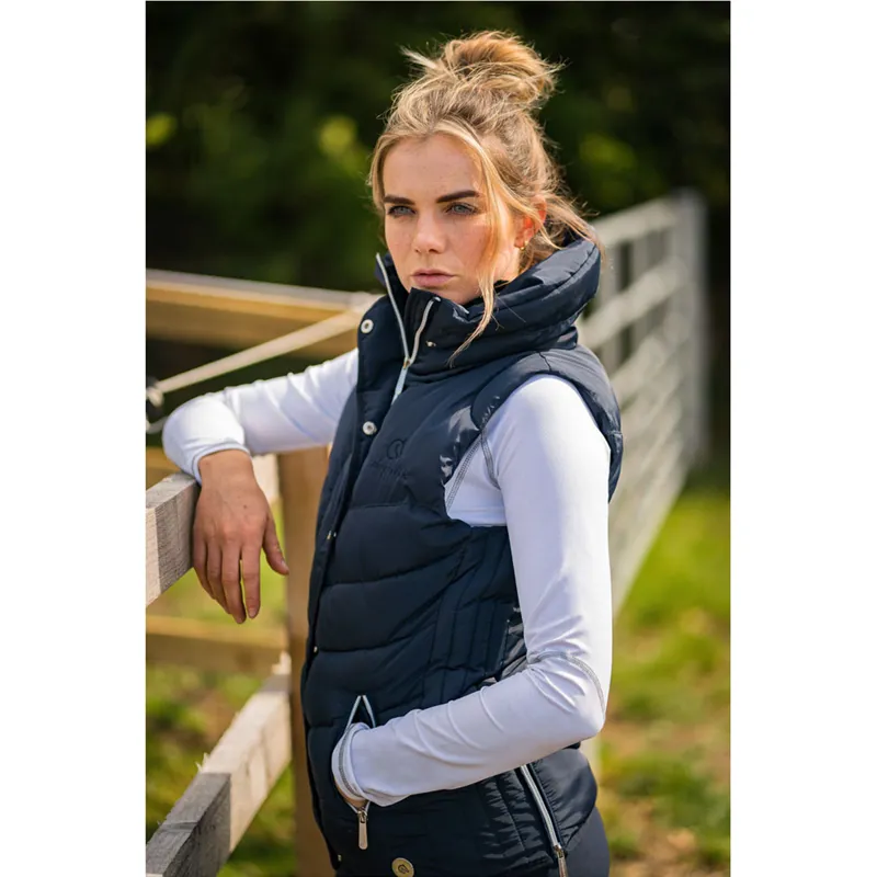 Coldstream Kimmerston Quilted Gilet - Navy-2