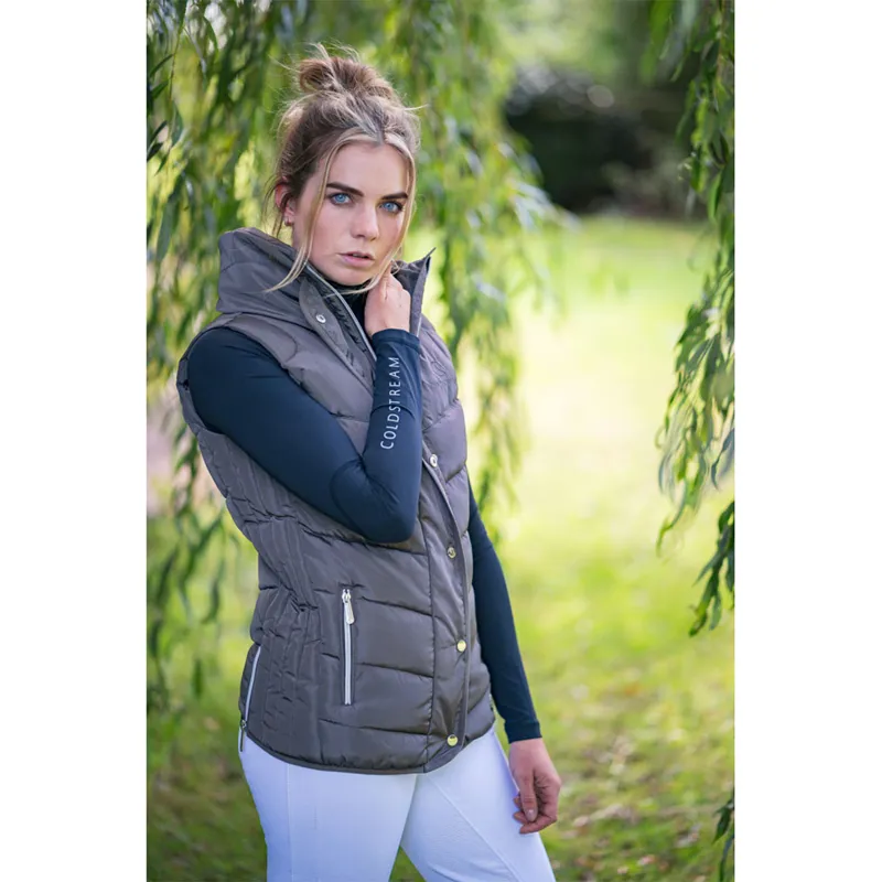 Coldstream Kimmerston Quilted Gilet - Taupe-2