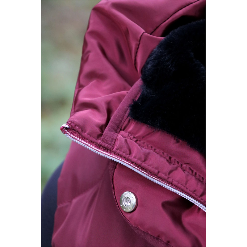 Coldstream Kimmerston Quilted Gilet - Windsor Wine-4