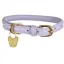 Shires Digby And Fox Rolled Leather Dog Collar - Lilac