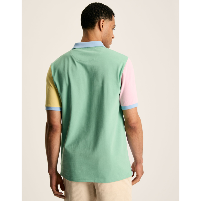 Joules Men's Colour Block Woody Polo - Pastel Multi-4