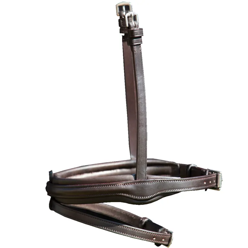 Henry James Comfort Flash Noseband - Havana Brown-1