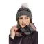 Horseware Knitted Hat and Snood - Grey Stripe