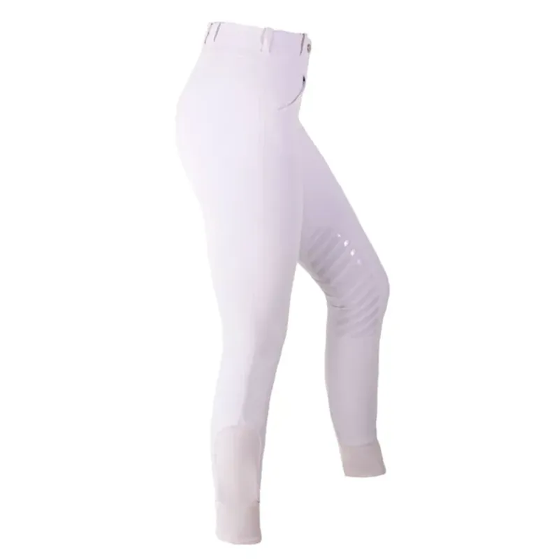 Mark Todd Coolmax Ladies Grip Breeches - White 
