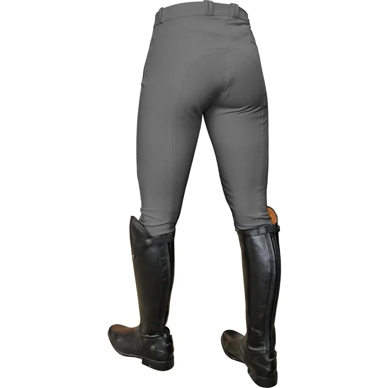 Mark Todd Womens Coolmax Grip Breeches In Grey