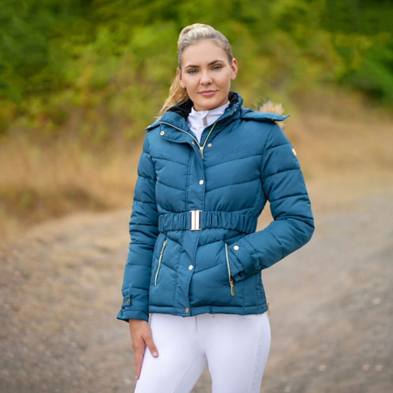 Coldstream Cornhill Quilted Coat - Cool Slate Blue-2