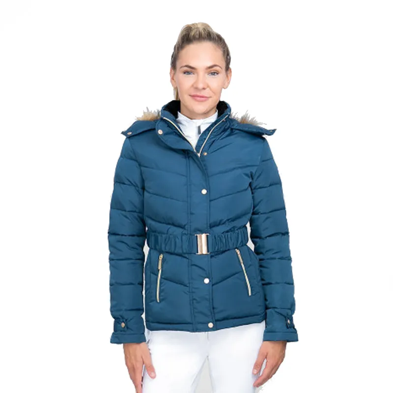 Coldstream Cornhill Quilted Coat - Cool Slate Blue