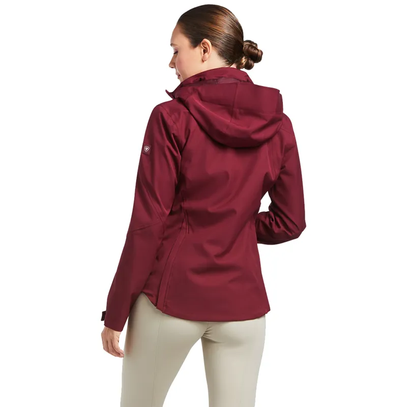 Ariat Womens Coastal H20 Jacket - Zinfandel-1
