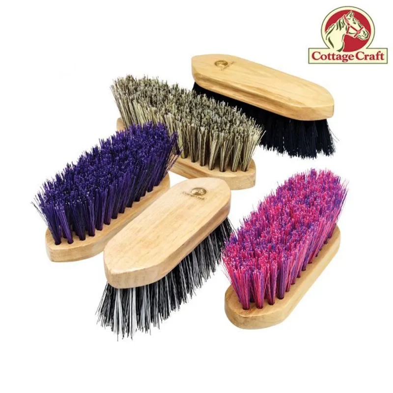 Cottage Craft Extra Small Dandy Brush - Brown/Beige