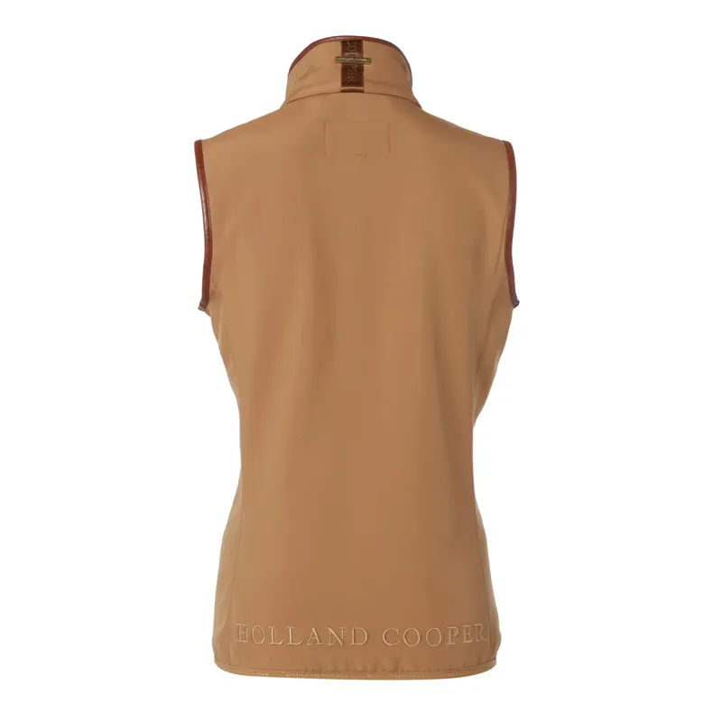 Holland Cooper Country Classic Fleece Gilet - Coffee-4