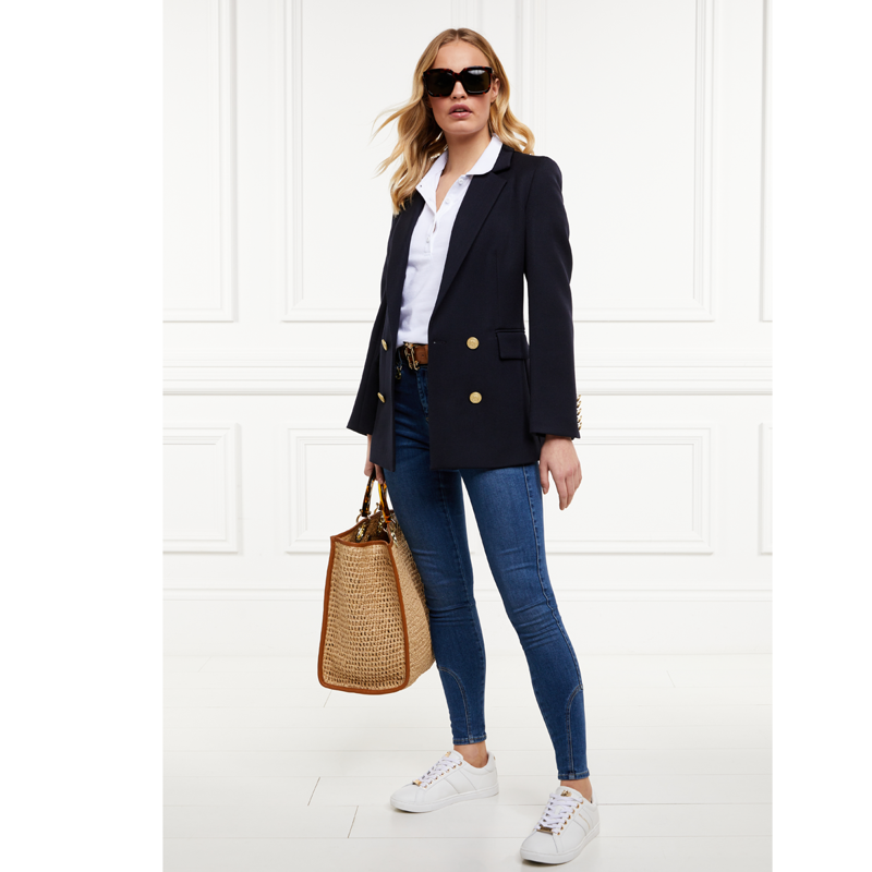 Holland Cooper Knightsbridge Court Trainer - White-11