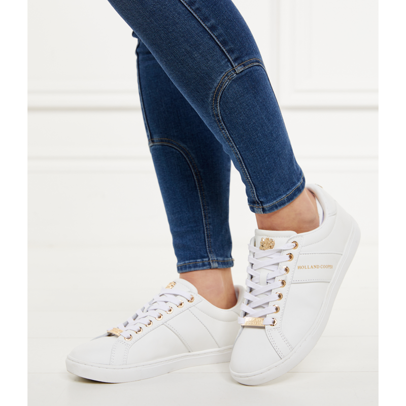 Holland Cooper Knightsbridge Court Trainer - White-10