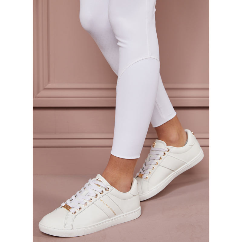 Holland Cooper Knightsbridge Court Trainer - White-9
