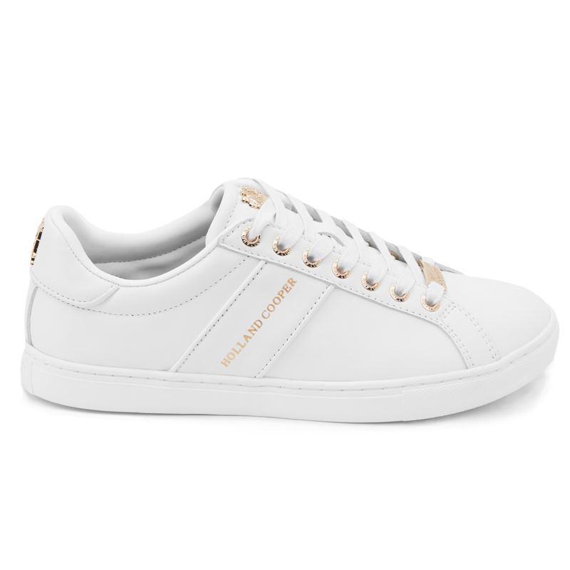Holland Cooper Knightsbridge Court Trainer - White-3