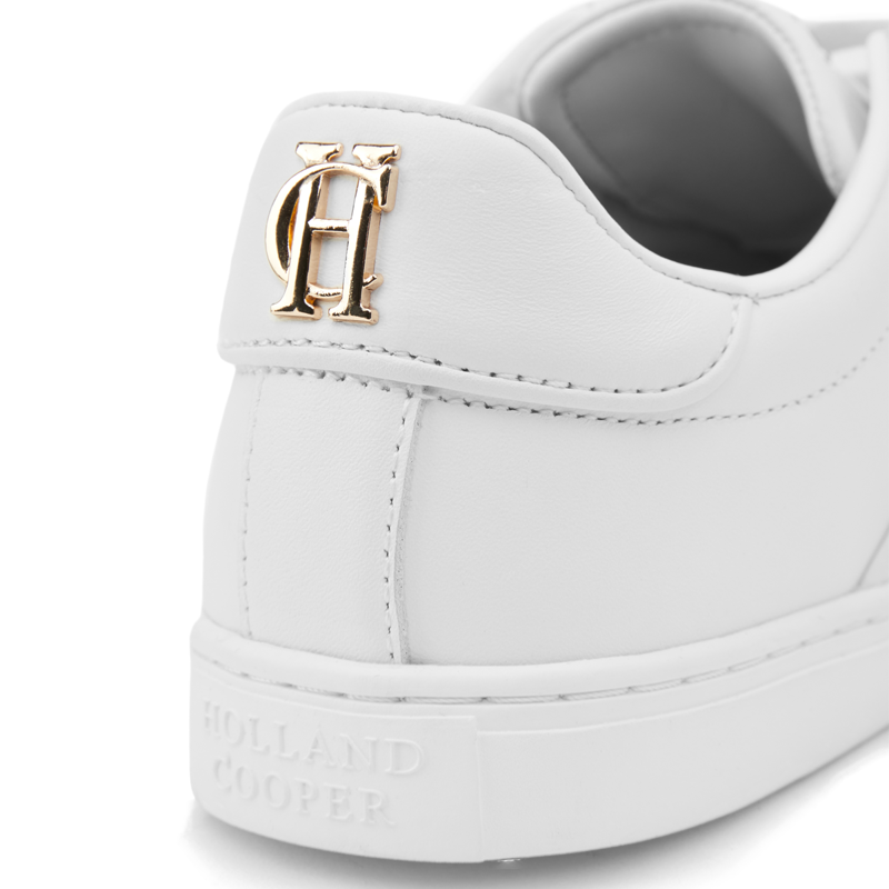 Holland Cooper Knightsbridge Court Trainer - White-7