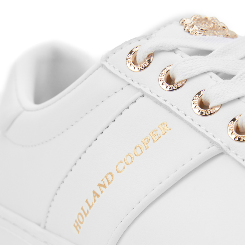 Holland Cooper Knightsbridge Court Trainer - White-6