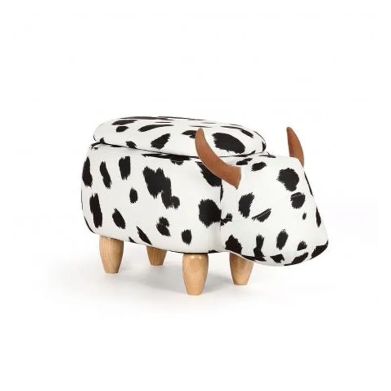 Besp-Oak Cow Foot Stool