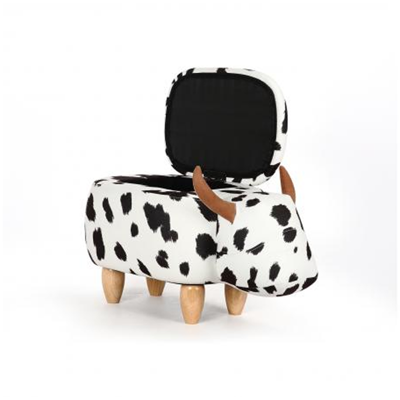 Besp-Oak Cow Foot Stool-1